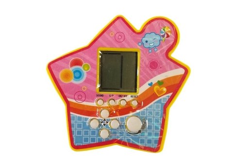 LEAN TOYS Gra Elektroniczna Kieszonkowa Tetris Gwiazdka Żółty LEAN TOYS Gra Elektroniczna Kieszonkowa Tetris Gwiazdka Żółty