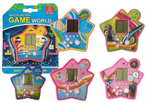 LEAN TOYS Gra Elektroniczna Kieszonkowa Tetris Różowy LEAN TOYS Gra Elektroniczna Kieszonkowa Tetris Różowy