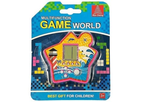 LEAN TOYS Gra Elektroniczna Kieszonkowa Tetris Różowy LEAN TOYS Gra Elektroniczna Kieszonkowa Tetris Różowy