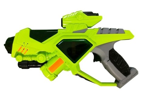 LEAN Toys Broń Kosmiczna Miecz Maska Światło Zielona LEAN Toys Broń Kosmiczna Miecz Maska Światło Zielona