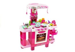 LEAN Toys Duża Kuchnia dla dzieci Toster Ekspres Różowa