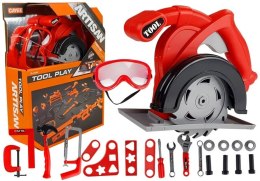 LEAN Toys Duży Zestaw Majsterkowicza Narzędzia 23 Elementy