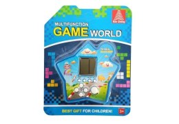 LEAN Toys Gra Elektroniczna Kieszonkowa Tetris Gwiazdka Niebieski
