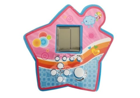 LEAN Toys Gra Elektroniczna Kieszonkowa Tetris Gwiazdka Niebieski LEAN Toys Gra Elektroniczna Kieszonkowa Tetris Gwiazdka Niebieski