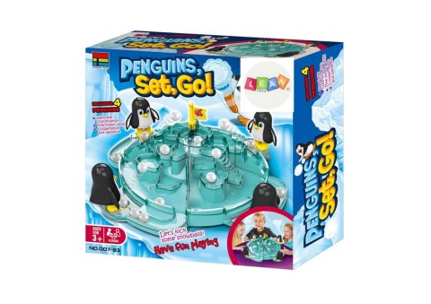 LEAN Toys Gra Lodowiec Pingwinów Podbijanie Piłek Śnieżek LEAN Toys Gra Lodowiec Pingwinów Podbijanie Piłek Śnieżek