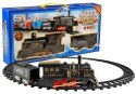 LEAN Toys Kolejka Classic Lokomotywa + Wagon Tory