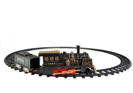 LEAN Toys Kolejka Classic Lokomotywa + Wagon Tory