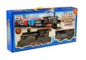 LEAN Toys Kolejka Classic Lokomotywa + Wagon Tory