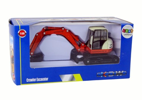 LEAN Toys Koparka Metalowa z Łyżką Ruchome Ramie 1:50 LEAN Toys Koparka Metalowa z Łyżką Ruchome Ramie 1:50