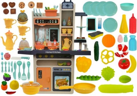 LEAN Toys Kuchnia Dziecięca Pomarańczowa Warzywa Akcesoria Sztucce LEAN Toys Kuchnia Dziecięca Pomarańczowa Warzywa Akcesoria Sztucce