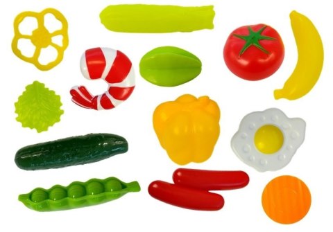 LEAN Toys Kuchnia Dziecięca Pomarańczowa Warzywa Akcesoria Sztucce LEAN Toys Kuchnia Dziecięca Pomarańczowa Warzywa Akcesoria Sztucce