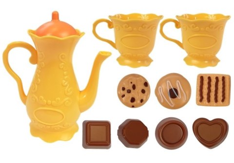 LEAN Toys Kuchnia Dziecięca Pomarańczowa Warzywa Akcesoria Sztucce LEAN Toys Kuchnia Dziecięca Pomarańczowa Warzywa Akcesoria Sztucce