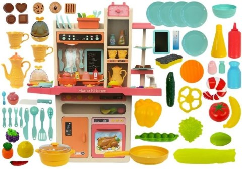 LEAN Toys Kuchnia Dziecięca Różowa Warzywa Akcesoria Sztucce LEAN Toys Kuchnia Dziecięca Różowa Warzywa Akcesoria Sztucce