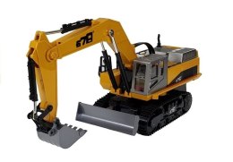 LEAN Toys Pojazd Budowlany Koparka RC Zdalnie Sterowana 2.4G R/C Światła Żółty