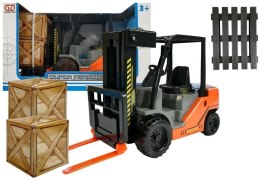LEAN Toys Wózek Widłowy z Paletą i Pudełkami
