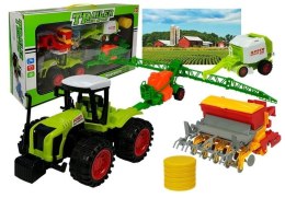 LEAN Toys Zestaw Autek Farmerskich Opryskiwacz Prasa