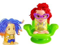 LEAN Toys Zestaw Ciastolina Fryzjer Wyciskarka do Włosów