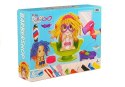 LEAN Toys Zestaw Ciastolina Fryzjer Wyciskarka do Włosów