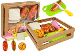 LEAN Toys Zestaw Do Krojenia Hot Dog Ryba na Rzepy w Skrzyni