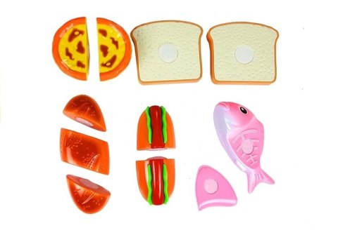 LEAN Toys Zestaw Do Krojenia Hot Dog Ryba na Rzepy w Skrzyni LEAN Toys Zestaw Do Krojenia Hot Dog Ryba na Rzepy w Skrzyni