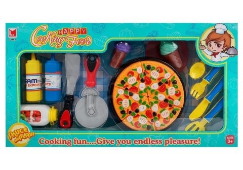 LEAN Toys Zestaw Fast Food Pizza Lody 20 Elementów LEAN Toys Zestaw Fast Food Pizza Lody 20 Elementów