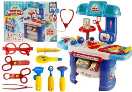 LEAN Toys Zestaw Gabinet Lekarski Niebieski