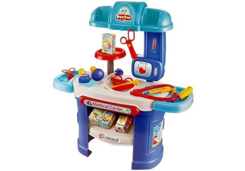 LEAN Toys Zestaw Gabinet Lekarski Niebieski LEAN Toys Zestaw Gabinet Lekarski Niebieski