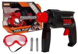 LEAN Toys Zestaw Majsterkowicza Wiertarka Dla Dzieci Z Okularami Narzędzia