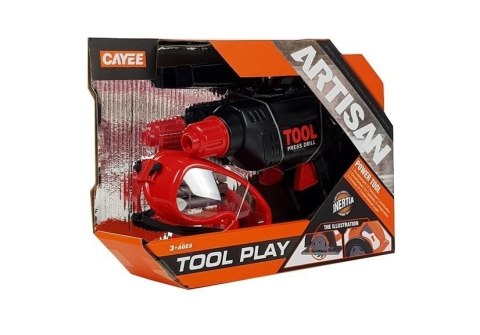 LEAN Toys Zestaw Majsterkowicza Wiertarka Dla Dzieci Z Okularami Narzędzia LEAN Toys Zestaw Majsterkowicza Wiertarka Dla Dzieci Z Okularami Narzędzia