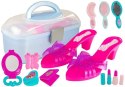 LEAN Toys Zestaw Piękności w Walizce Wałki Klapki Koraliki