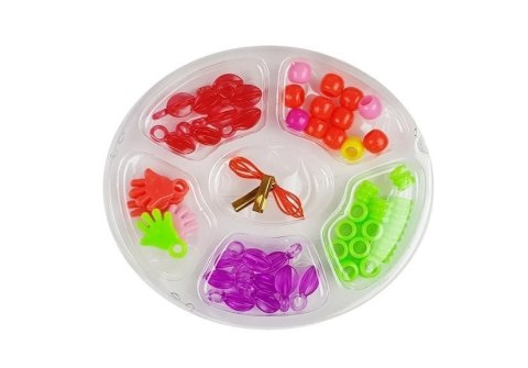 LEAN Toys Zestaw Piękności w Walizce Wałki Klapki Koraliki LEAN Toys Zestaw Piękności w Walizce Wałki Klapki Koraliki