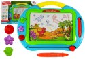 LEAN Toys Znikopis Turkusowy ze Stempelkami