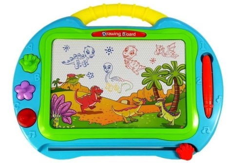 LEAN Toys Znikopis Turkusowy ze Stempelkami LEAN Toys Znikopis Turkusowy ze Stempelkami