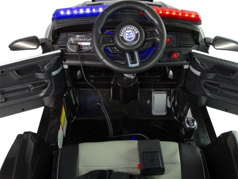 LEAN CARS Auto na Akumulator BBH0007 Policja Czarny LEAN CARS Auto na Akumulator BBH0007 Policja Czarny