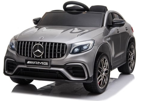 LEAN CARS Auto na akumulator Mercedes GLC 63S QLS-5688 Srebrny Lakier 4x4 LEAN CARS Auto na akumulator Mercedes GLC 63S QLS-5688 Srebrny Lakier 4x4