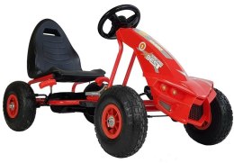 LEAN CARS Gokart na Pedały A-18 Czerwony
