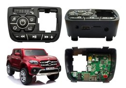 LEAN CARS Panel Muzyczny do Pojazdu na Akumulator XMX606 Mercedes X