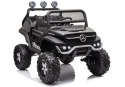 LEAN CARS Pojazd na Akumulator Mercedes Unimog S Czarny