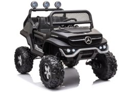LEAN CARS Pojazd na Akumulator Mercedes Unimog S Czarny