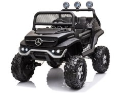LEAN CARS Pojazd na Akumulator Mercedes Unimog S Czarny