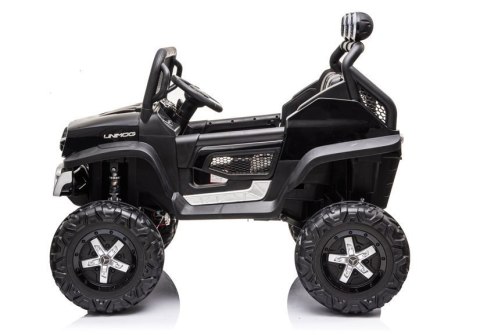 LEAN CARS Pojazd na Akumulator Mercedes Unimog S Czarny LEAN CARS Pojazd na Akumulator Mercedes Unimog S Czarny
