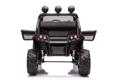 LEAN CARS Pojazd na Akumulator Mercedes Unimog S Czarny LEAN CARS Pojazd na Akumulator Mercedes Unimog S Czarny