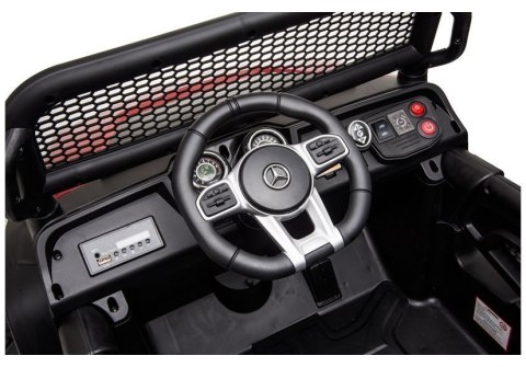 LEAN CARS Pojazd na Akumulator Mercedes Unimog S Czarny LEAN CARS Pojazd na Akumulator Mercedes Unimog S Czarny