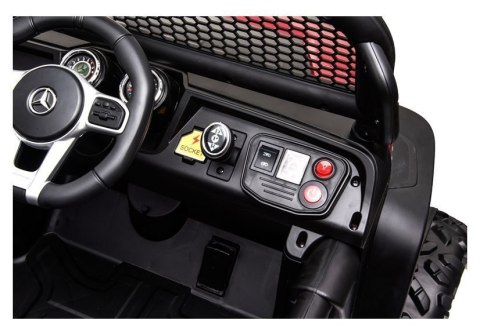 LEAN CARS Pojazd na Akumulator Mercedes Unimog S Czarny LEAN CARS Pojazd na Akumulator Mercedes Unimog S Czarny