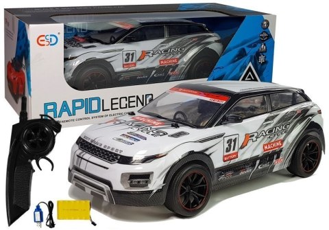 LEAN Toys Auto Rajdowe Zdalnie Sterowane 1:10 Białe R/C LEAN Toys Auto Rajdowe Zdalnie Sterowane 1:10 Białe R/C