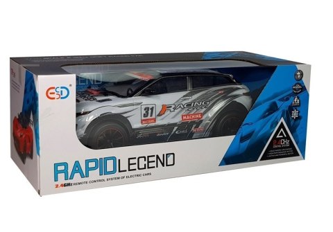 LEAN Toys Auto Rajdowe Zdalnie Sterowane 1:10 Białe R/C LEAN Toys Auto Rajdowe Zdalnie Sterowane 1:10 Białe R/C