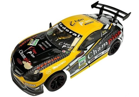 LEAN Toys Auto Zdalnie Sterowane Sportowe 2.4GHz Żółte LEAN Toys Auto Zdalnie Sterowane Sportowe 2.4GHz Żółte