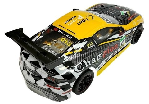 LEAN Toys Auto Zdalnie Sterowane Sportowe 2.4GHz Żółte LEAN Toys Auto Zdalnie Sterowane Sportowe 2.4GHz Żółte