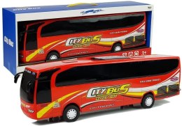 LEAN Toys Autobus Miejski Model Czerwony 54cm