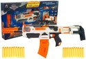 LEAN Toys Duży Pistolet na piankowe naboje do modyfikacji Złóż Sam